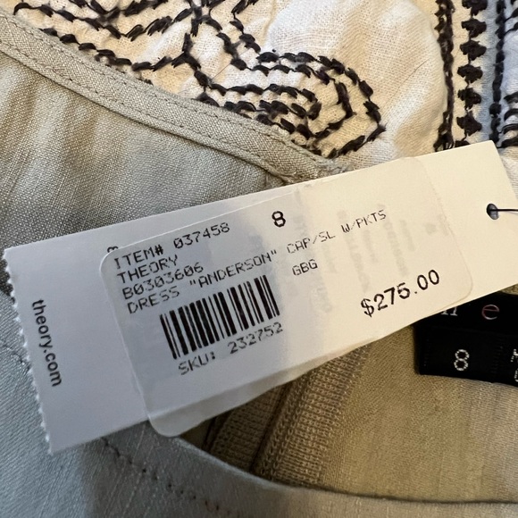 NWT Theory Anderson shellback dress - Picture 9 of 12